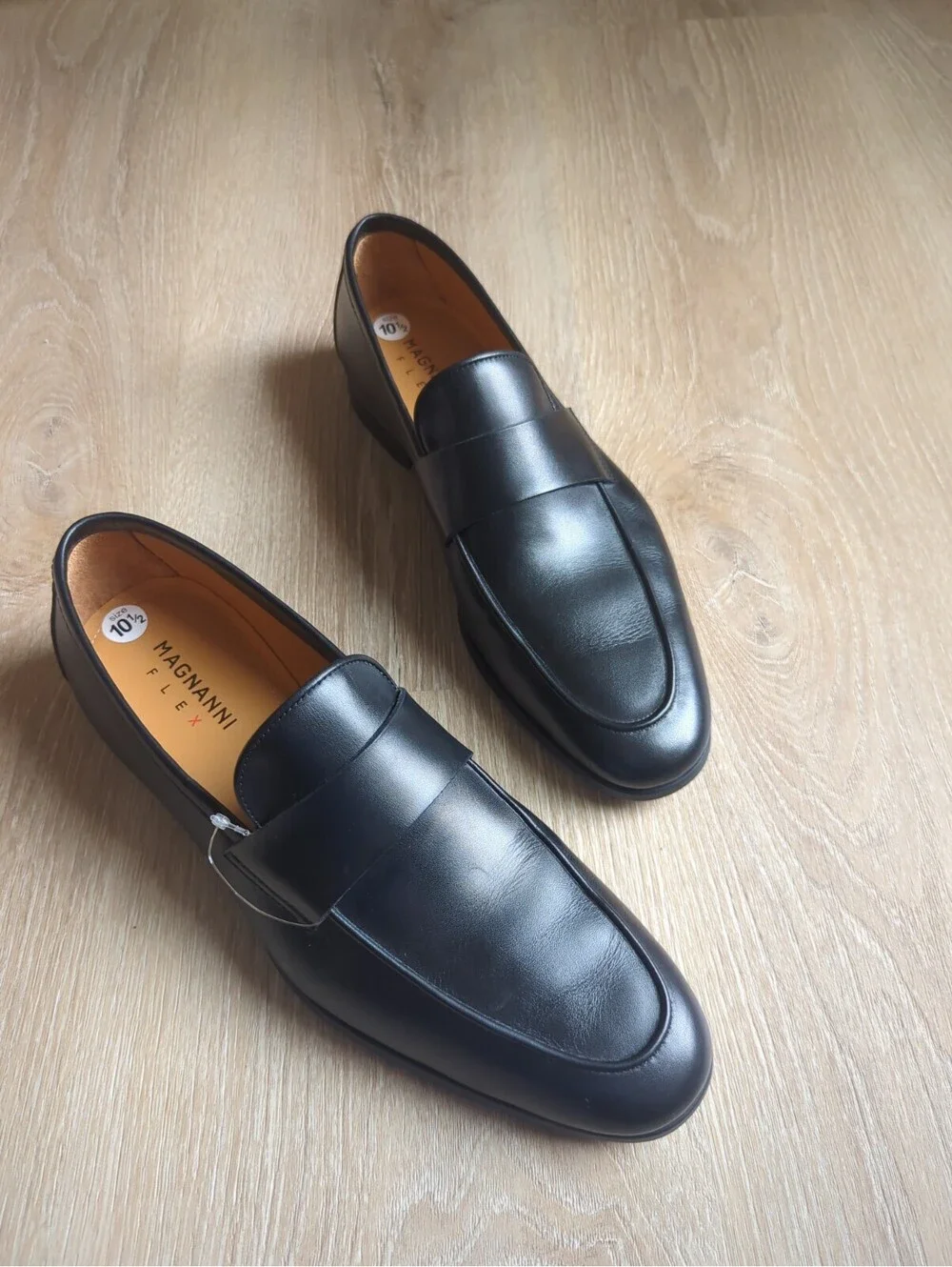 Size 10.5 Magnanni Men's Heros Apron Toe Loafers - Exclusive